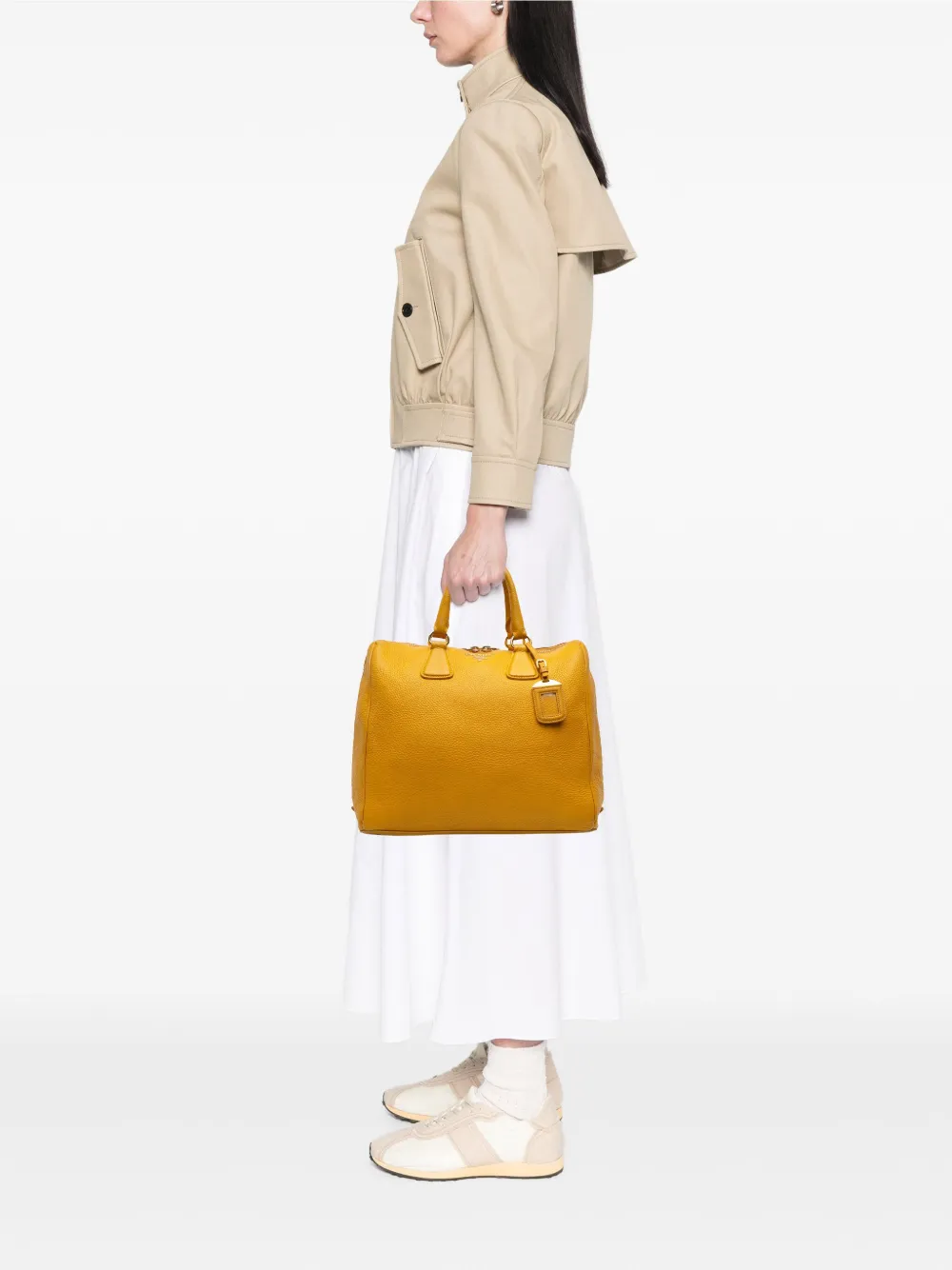 Prada Pre-Owned 2010-2025 Vitello Daino boston bag | Pre-Owned | Image 2