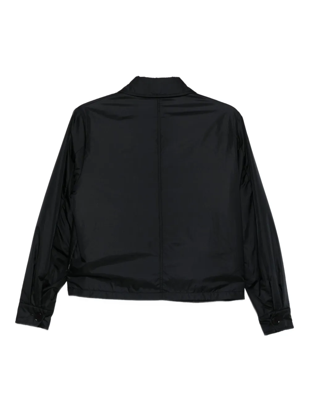 Aspesi Button-fastening Patch-pocket Jacket In Blue