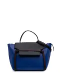 Céline Pre-Owned 2014 Mini Bicolor Grained Calfskin Belt Bag satchel - Black