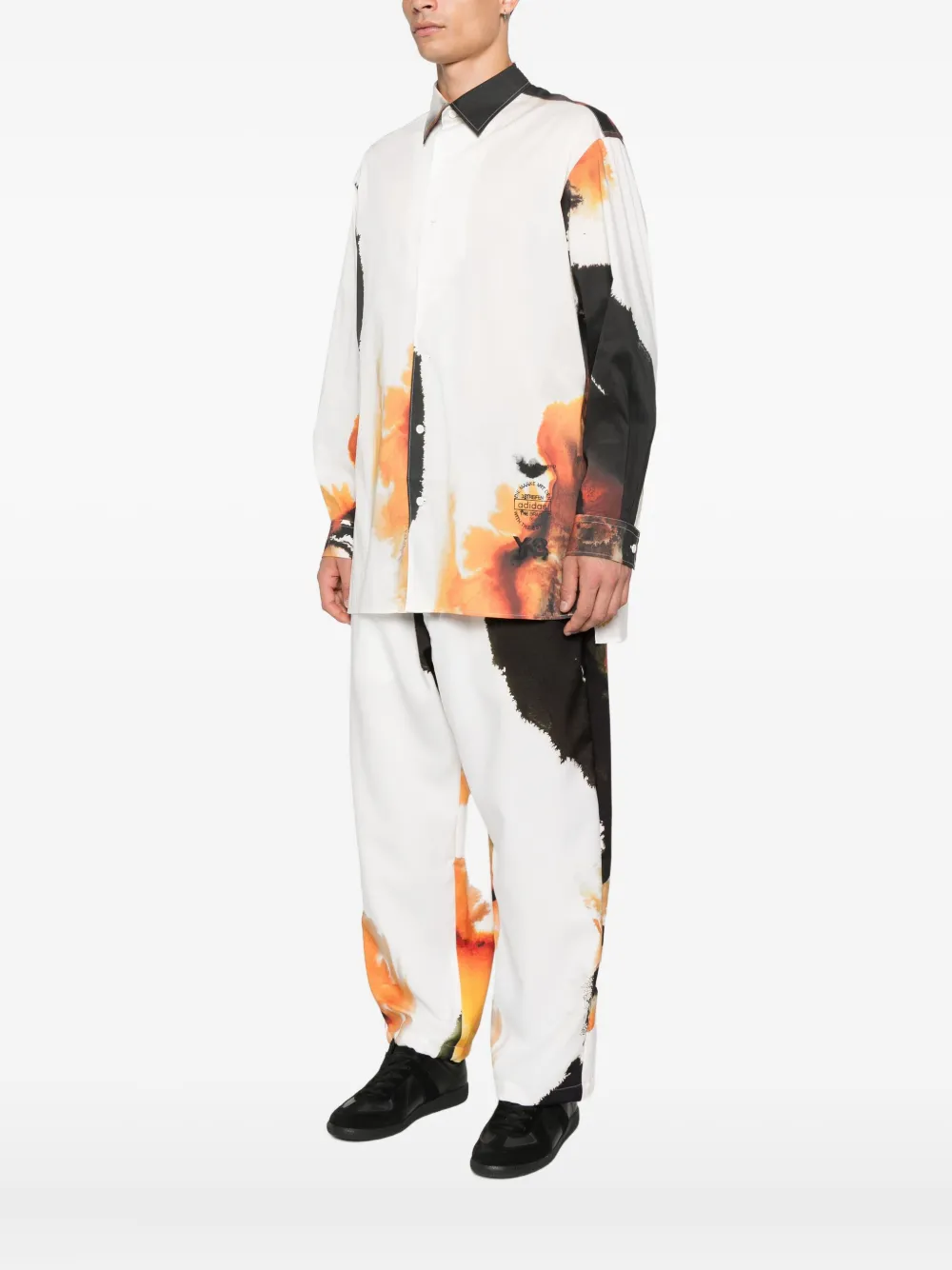 Y-3 x Yohji Yamamoto overhemd Wit