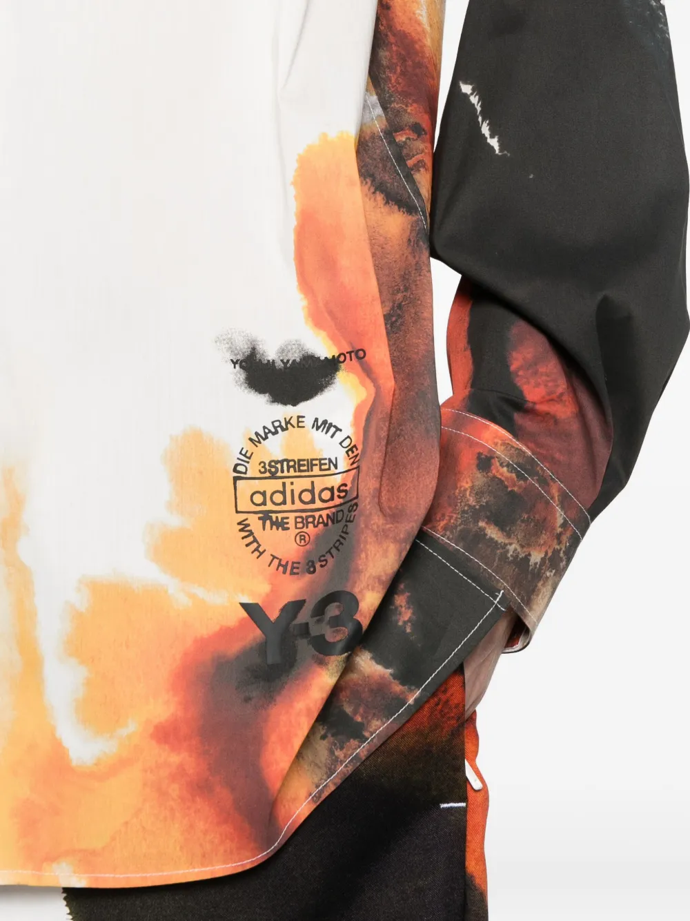 Y-3 x Yohji Yamamoto overhemd Wit