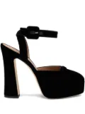 Malone Souliers 125mm Mora buckle platform pumps - Black