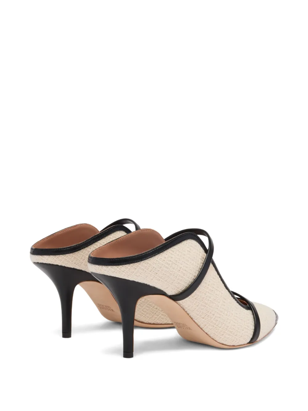 Malone Souliers 70mm Maureen Bouclé Mules In Neutral