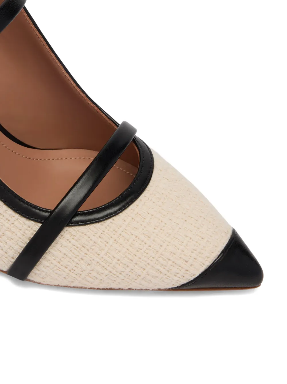 Malone Souliers 70mm Maureen Bouclé Mules In Neutral