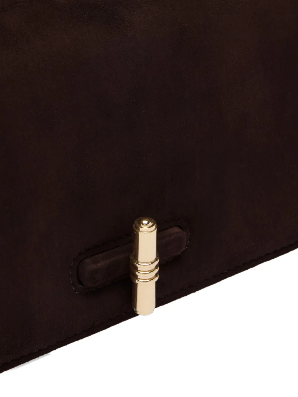 Malone Souliers Kleine May suède clutch Bruin