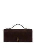 Malone Souliers small May suede clutch bag - Brown