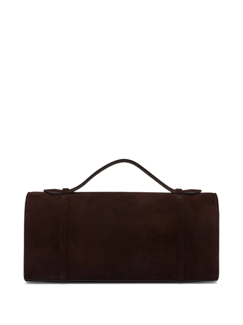 Malone Souliers Kleine May suède clutch Bruin