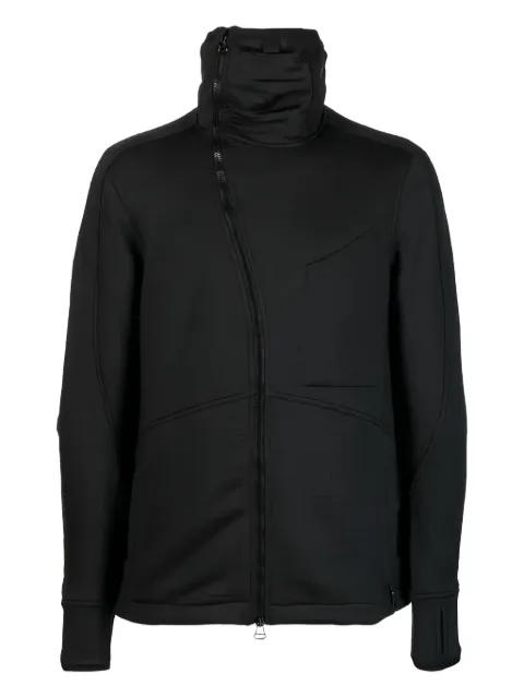 Maharishi asymmetric zip-fastening jacket