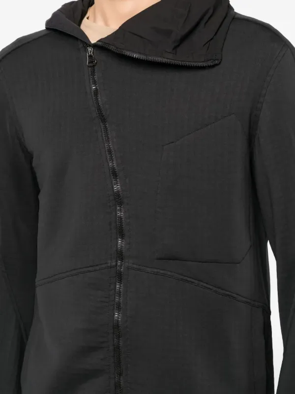 Maharishi Asymmetric zip-fastening Jacket | Black | FARFETCH BE