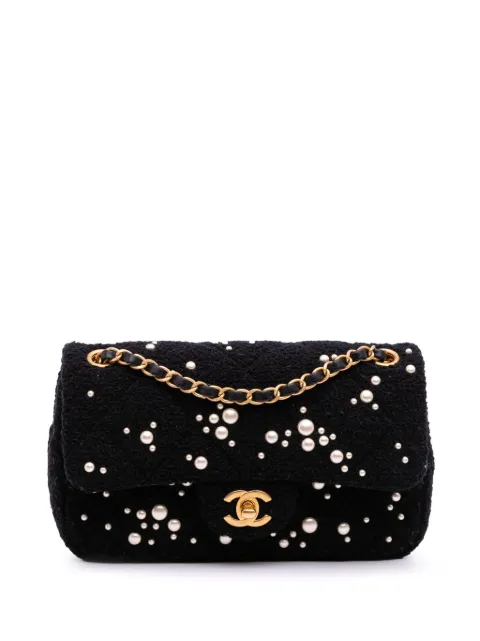 CHANEL Pre-Owned 2021-2025 Small Tweed Pearl Cosmos Flap crossbody bag