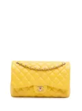 CHANEL Pre-Owned 2011 Jumbo Classic Lambskin Double Flap shoulder bag - Yellow
