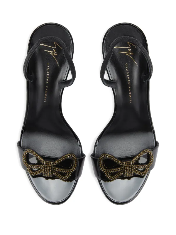 Giuseppe Zanotti Zari スリングバック サンダル | ブラック | FARFETCH JP