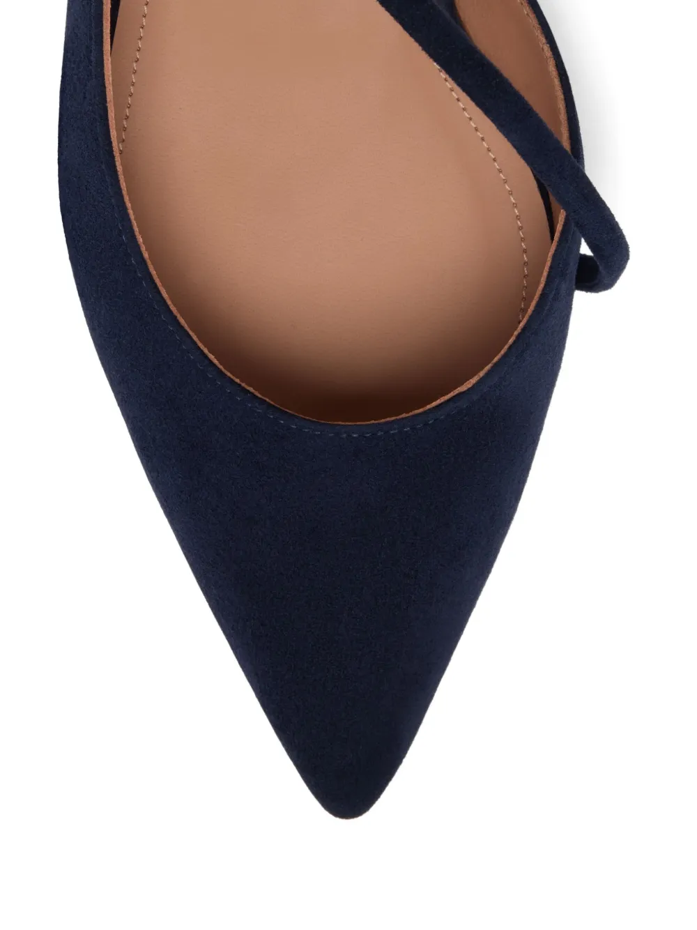 Malone Souliers Bettina buckle-strap suede flats Blue