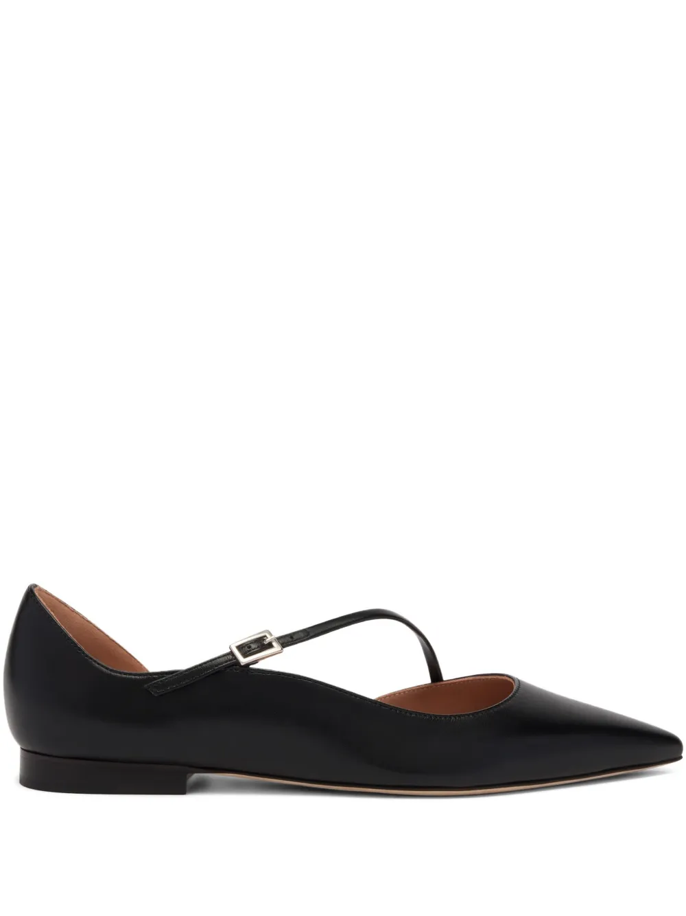 Bettina pointed-toe buckle flats