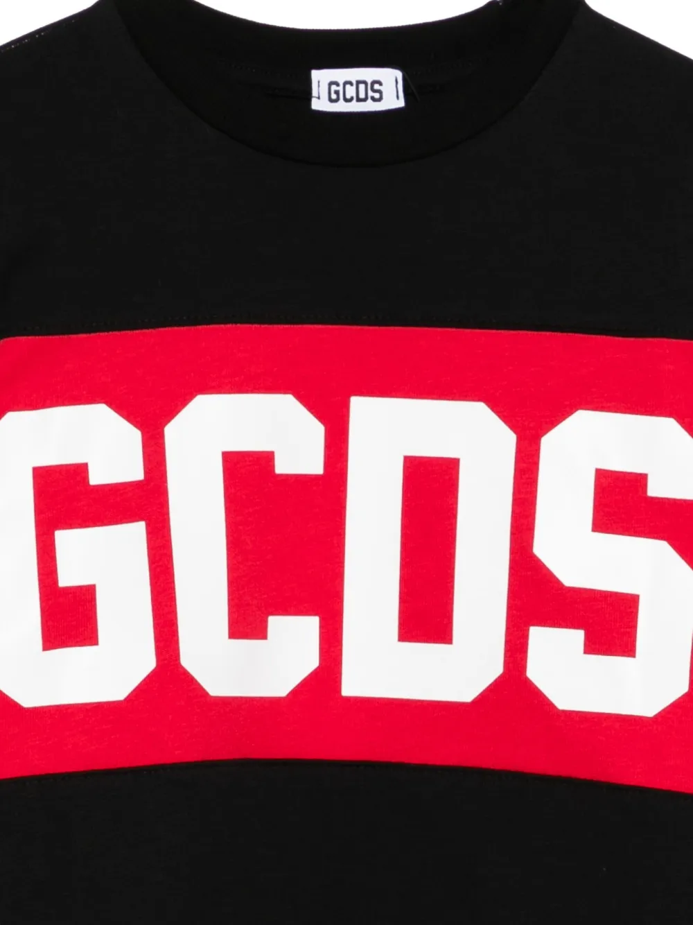 Gcds Kids long-sleeve T-shirt Zwart