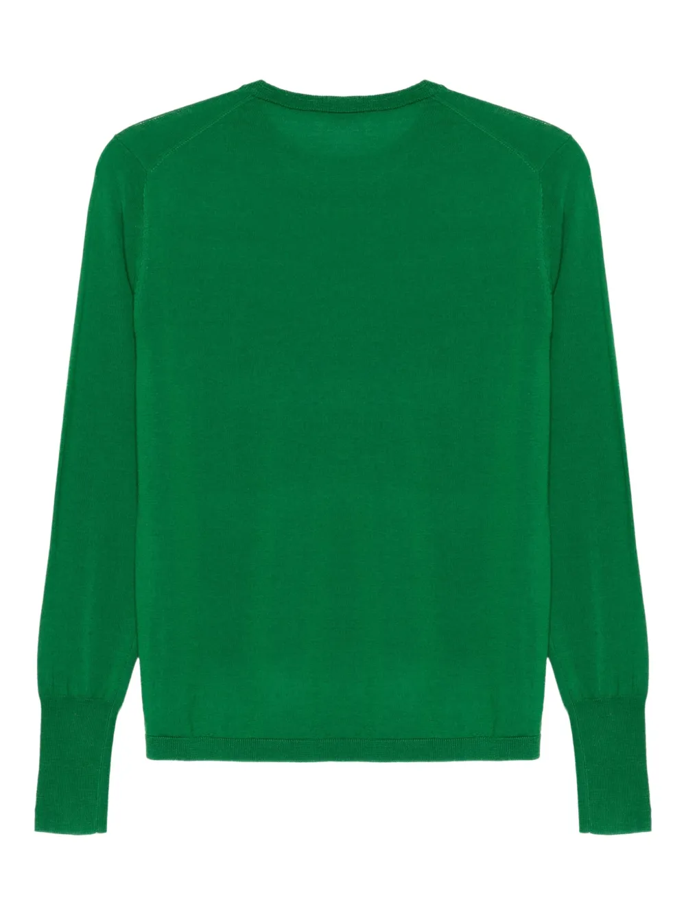 Aspesi Wool Round-neck Sweater In Green