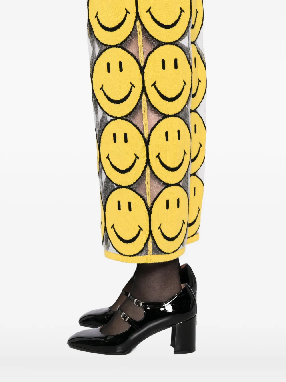 Moschino Rok met print Geel