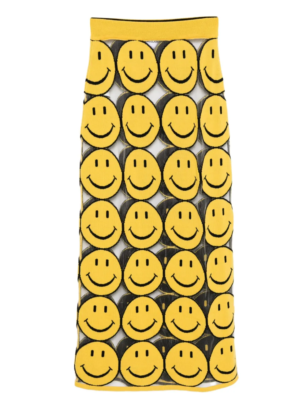 Moschino Rok met print Geel