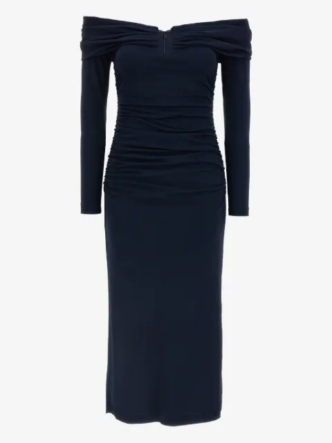 Carolina Herrera Vestido midi decote ombro a ombro