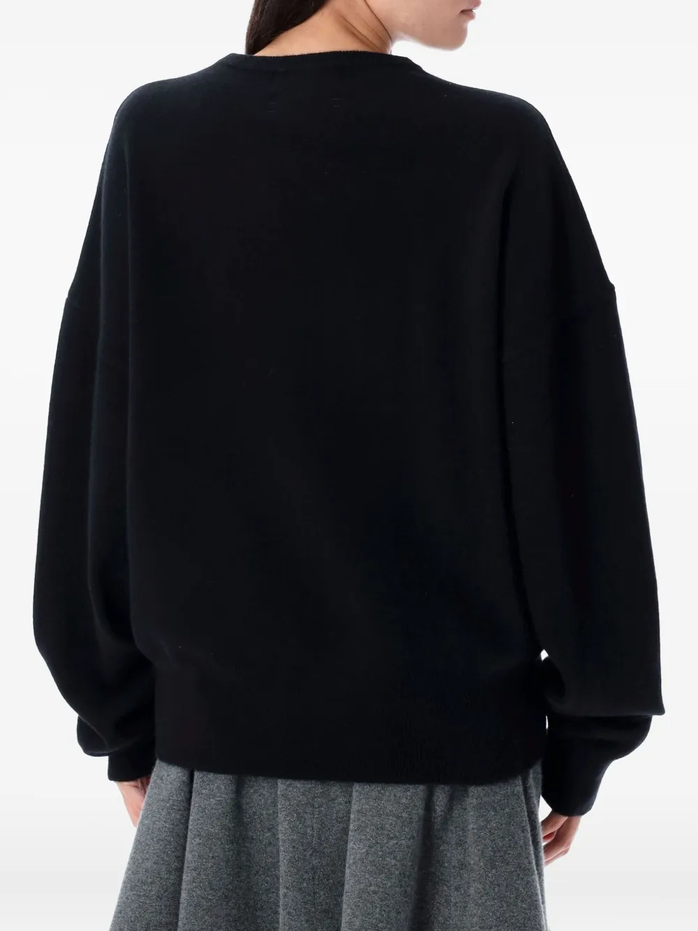 extreme cashmere Crew Hop kasjmier trui RAVEN