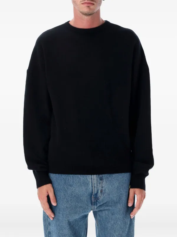extreme cashmere n°53 crew hop ニット　ネイビー extreme cashmere crewneck sweater unisex – 53 crew hop