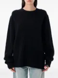 extreme cashmere ribbed-knit sweater - Black