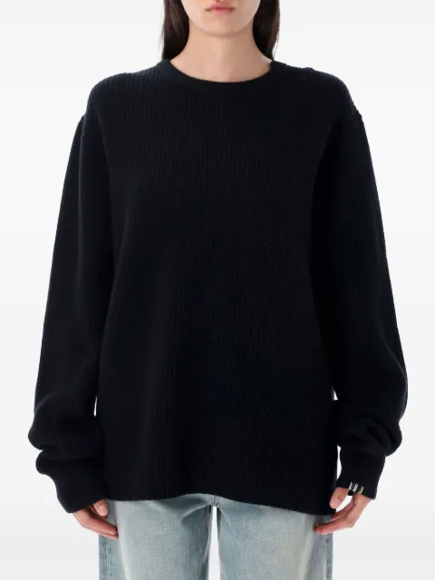 extreme cashmere ribbed-knit sweater