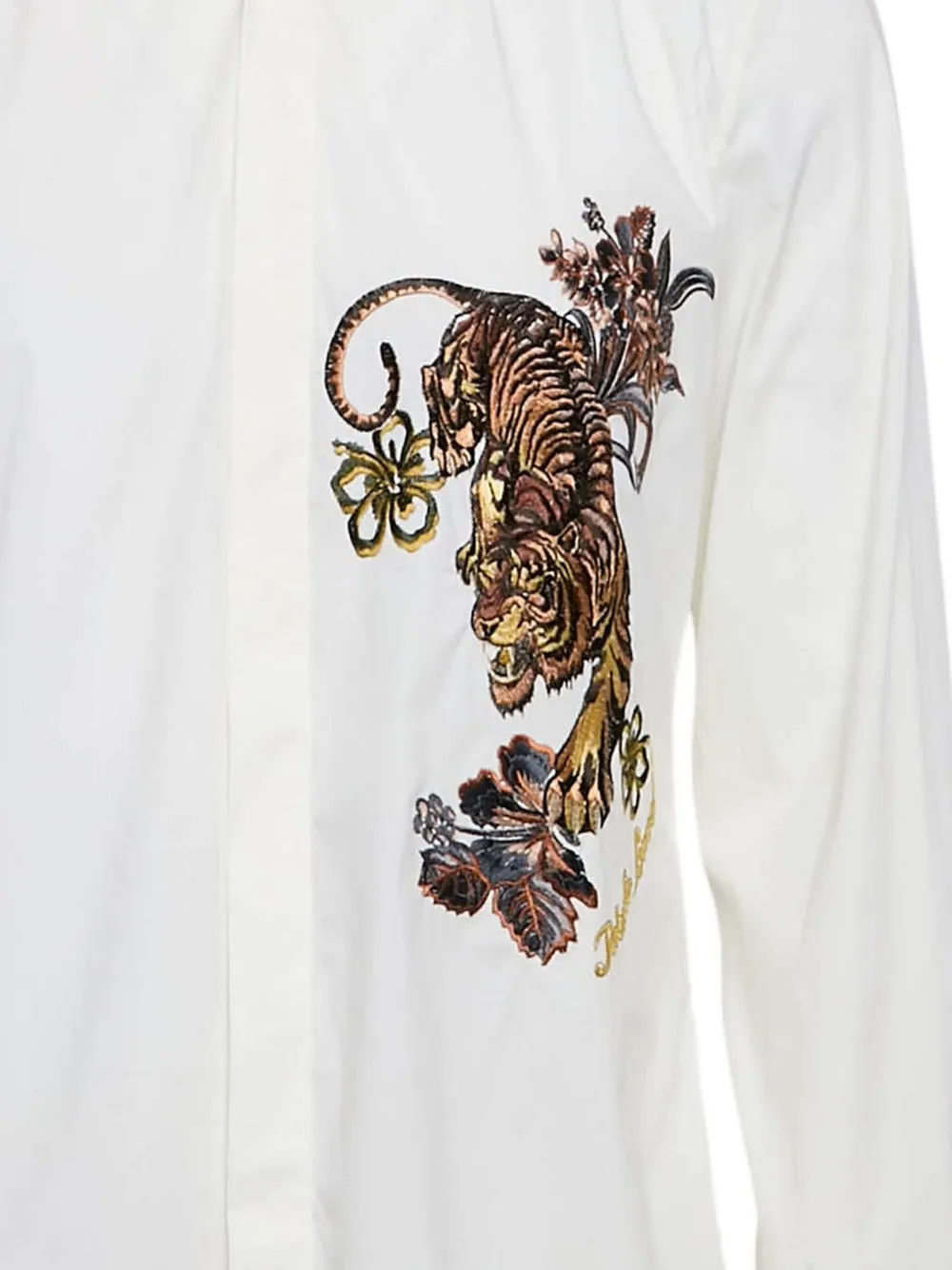 Roberto Cavalli Vintage Pre-Owned tiger-embroidery shirt | Image 2