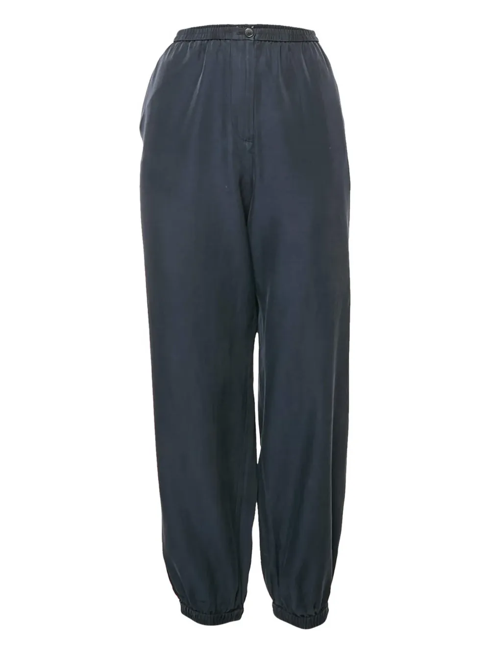 JOSEPH elastic-cuff cotton Trousers | Blue | Image 1