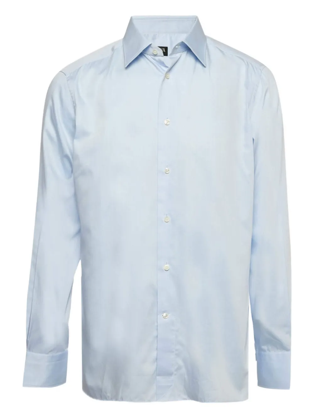 Ermenegildo Zegna Vintage button-fastening cotton shirt | Blue | Image 1