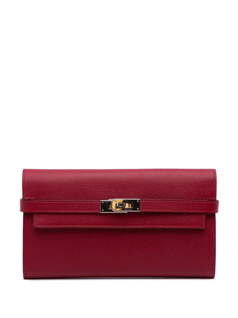 Hermès Pre-Owned 2014 Epsom Kelly Longue Wallet long wallets | Red | Image 1