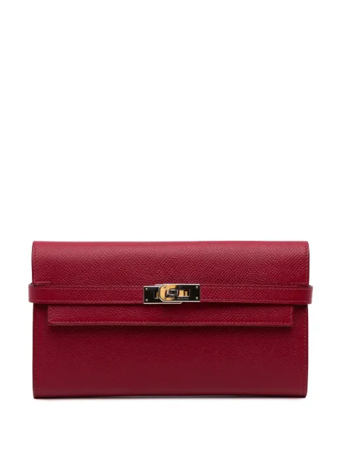 Hermès Pre-Owned محفظة طويلة إيبسوم 'كيلي لاونج' 2014