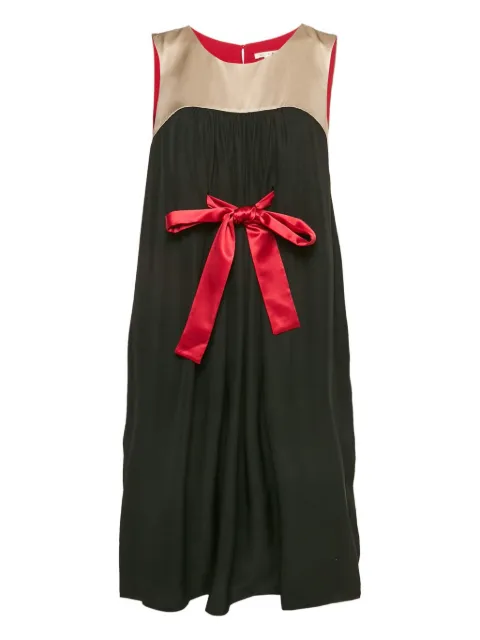 Paule Ka vestido de seda con moño