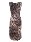 Escada Pre-Owned mosaic print day dress - Grey