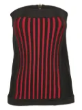 Balmain Pre-Owned 2024 strapless top - Black