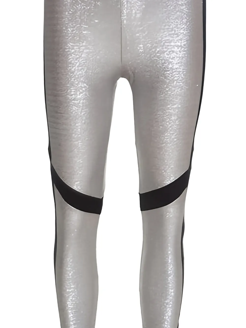 Just Cavalli Vintage Metallic legging met vlakken