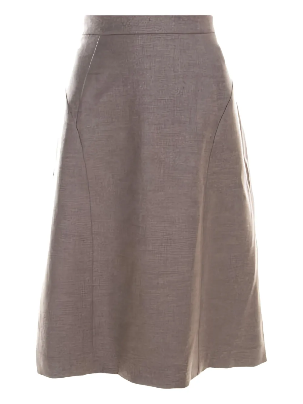 Pre-owned Escada A-line Skirt In Brown