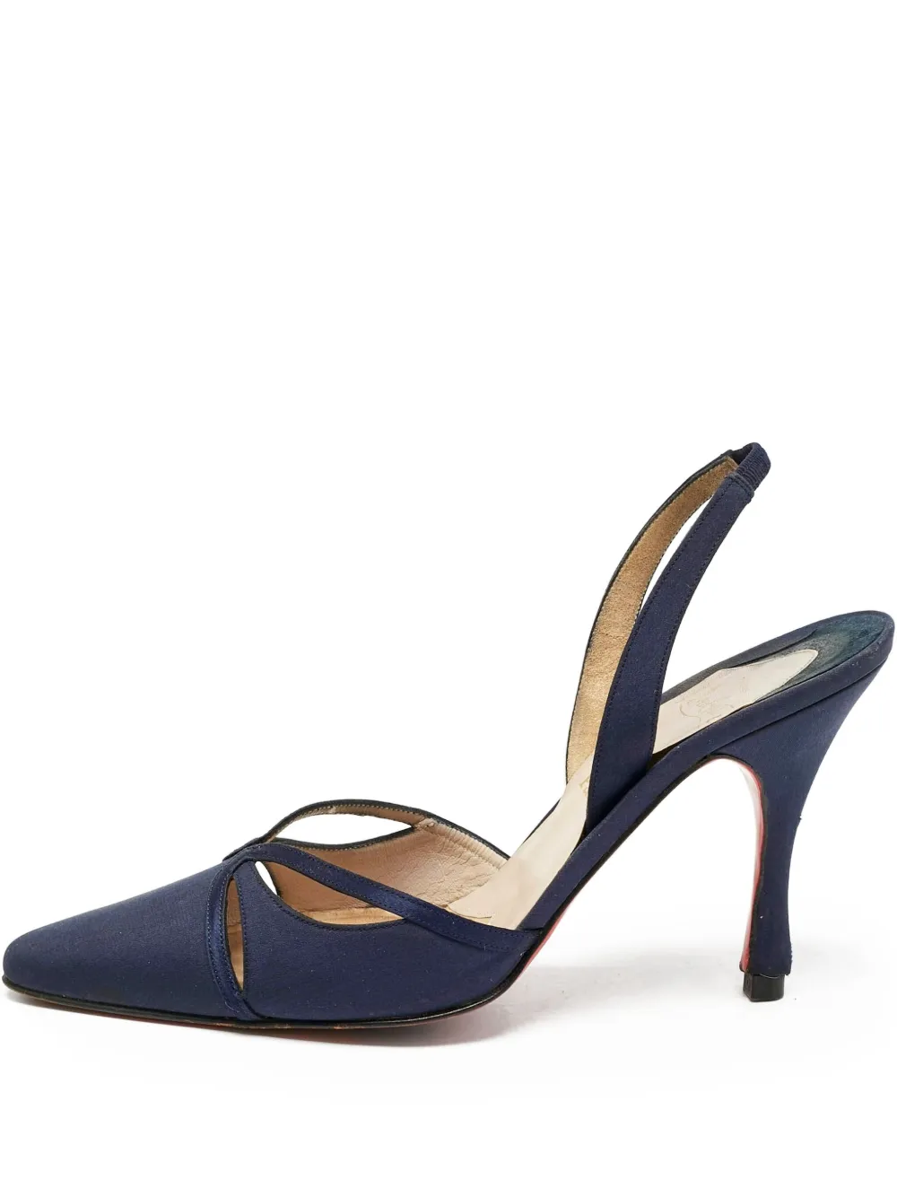 Christian Louboutin Pre-Owned Slingback-Pumps 100mm - Blau