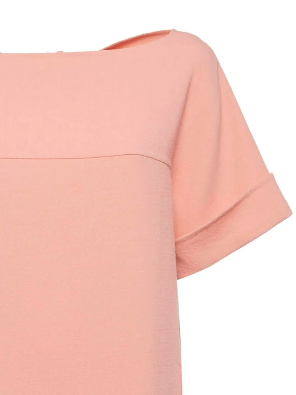 Oscar de la Renta Pre-Owned Mini-jurk van scheerwol met korte mouwen - Roze