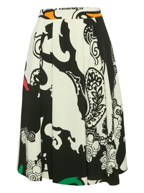 Etro Pre-Owned paisley-print pleated skirt