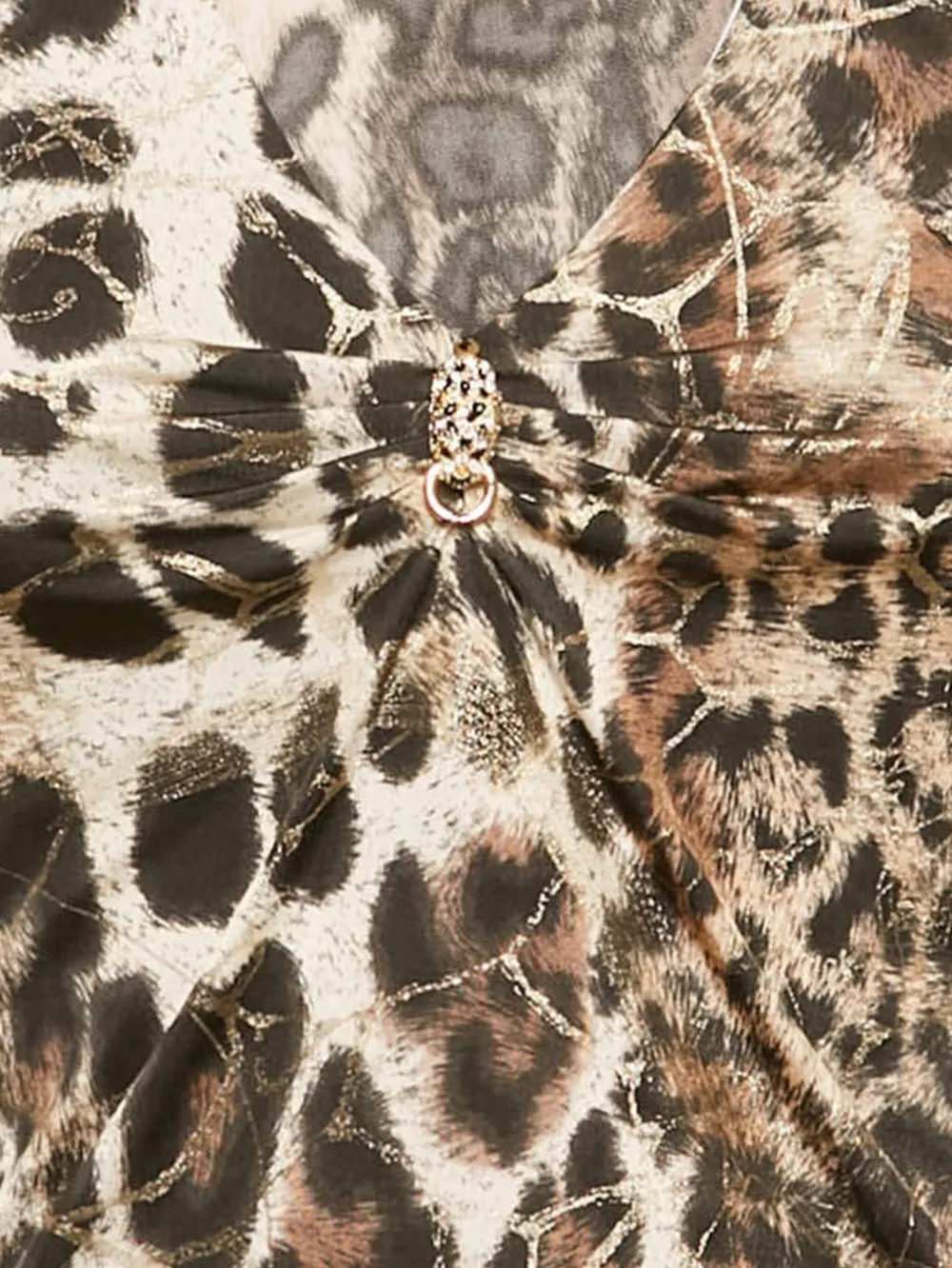 Roberto Cavalli Vintage leopard-print jewel top | Image 2