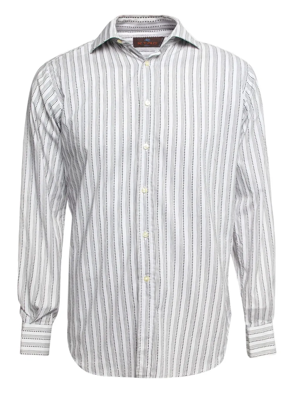 Etro Pre-Owned camisa con rayas estampadas | blanco | Image 1