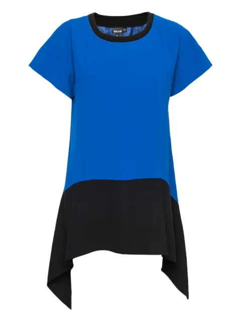 Just Cavalli Vintage top manga corta con dobladillo asimétrico