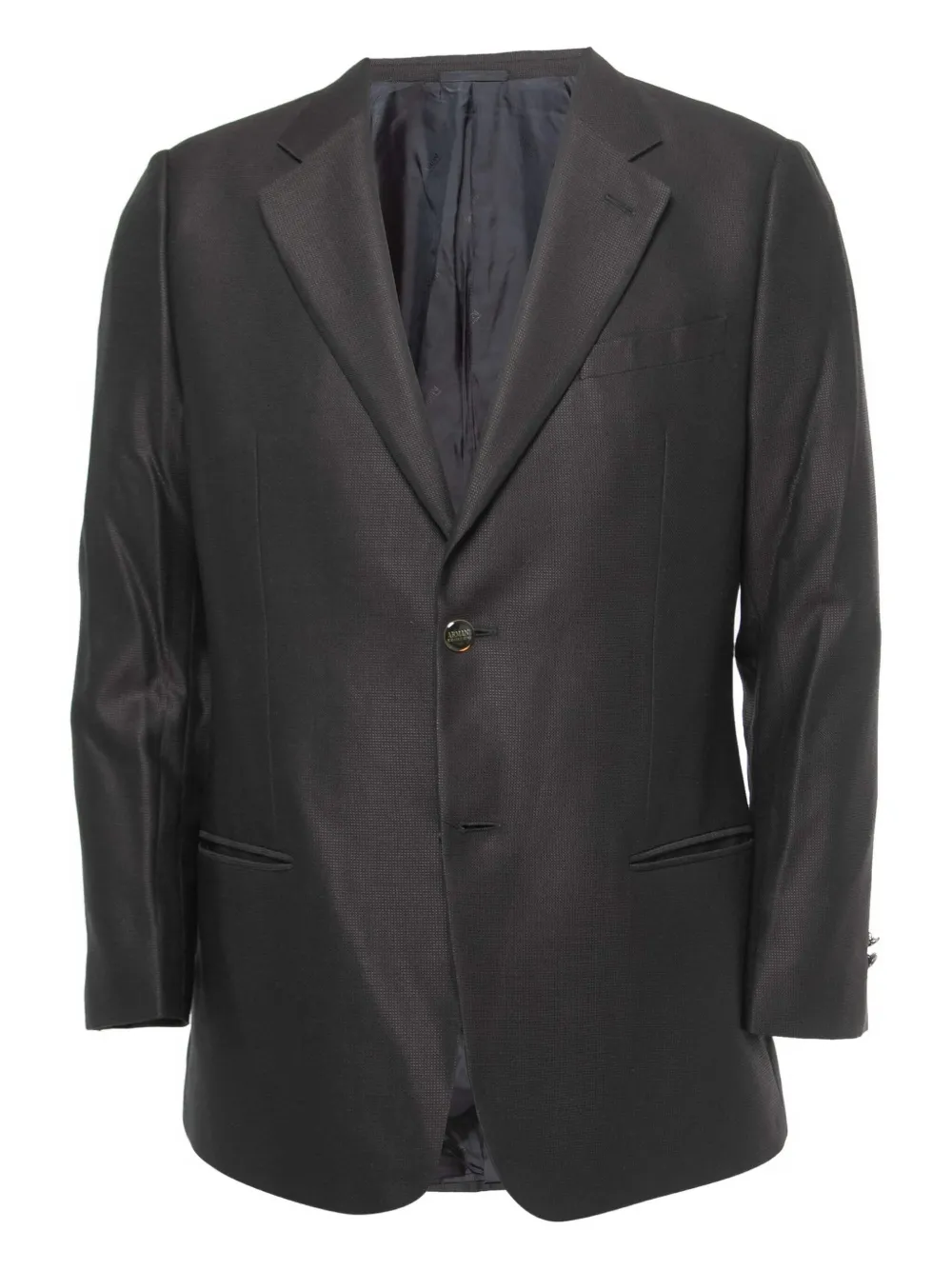 Armani Vintage single-breasted blazer | Black | Image 1