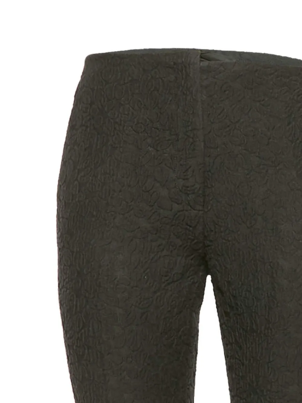Miu Miu Pre-Owned Broek met jacquard - Zwart