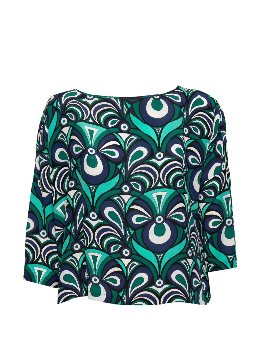 Missoni Pre-Owned Top a fiori in seta 2024 - Verde