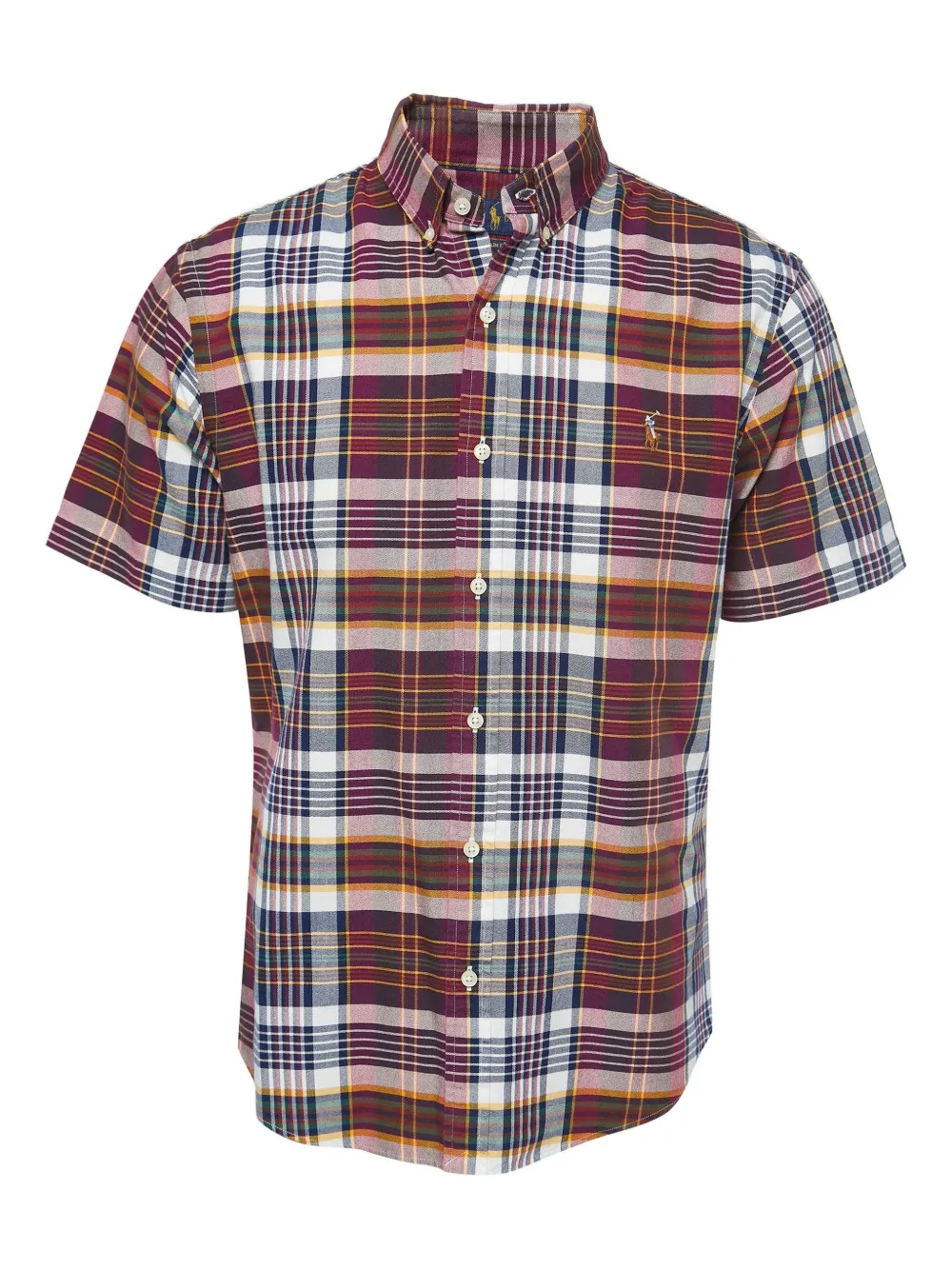 Polo Ralph Lauren Vintage Camicia a maniche corte con motivo a quadri - Rosso