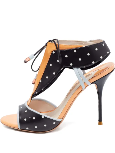 Sophia Webster polka-dot leather sandals