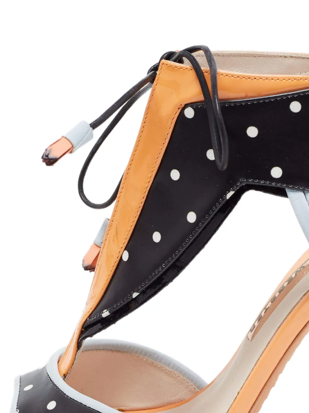 Sophia Webster Leren sandalen met stippen - Zwart