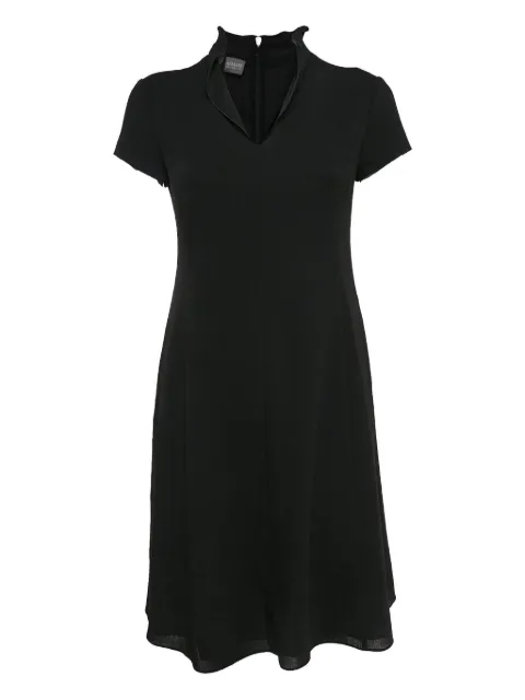 Armani Vintage short-sleeve V-neck dress